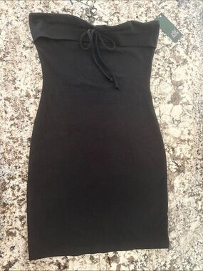 Wild Fable Strapless Black Bodycon Dress